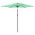 Umbrelă soare de grădină stâlp din lemn verde 223x223x213 cm GartenMobel Dekor