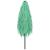 Umbrelă soare de grădină stâlp din lemn verde 223x223x213 cm GartenMobel Dekor