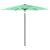 Umbrelă soare de grădină stâlp din lemn verde 223x223x213 cm GartenMobel Dekor