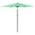 Umbrelă soare de grădină stâlp din lemn verde 223x223x213 cm GartenMobel Dekor