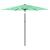 Umbrelă soare de grădină cu stâlp din oțel verde 268x268x226 cm GartenMobel Dekor