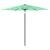 Umbrelă soare de grădină cu stâlp din oțel verde 268x268x226 cm GartenMobel Dekor