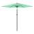 Umbrelă soare de grădină cu stâlp din oțel verde 268x268x226 cm GartenMobel Dekor