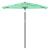 Umbrelă soare de grădină cu stâlp din oțel verde 268x268x226 cm GartenMobel Dekor