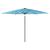 Umbrelă soare de grădină stâlp din oțel, albastru 288x288x225cm GartenMobel Dekor