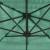 Umbrelă soare de grădină cu stâlp din oțel verde 288x288x225 cm GartenMobel Dekor