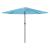 Umbrelă soare de grădină stâlp din oțel, albastru 324x324x247cm GartenMobel Dekor