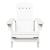 Scaun Adirondack, alb, 69x85x90,5 cm, lemn masiv de brad GartenMobel Dekor