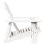 Scaun Adirondack, alb, 69x85x90,5 cm, lemn masiv de brad GartenMobel Dekor