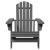 Scaun Adirondack, gri, 69x85x90,5 cm, lemn masiv de brad GartenMobel Dekor