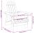 Scaun Adirondack, gri, 69x85x90,5 cm, lemn masiv de brad GartenMobel Dekor