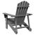 Scaun Adirondack, gri, 69x85x90,5 cm, lemn masiv de brad GartenMobel Dekor