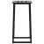 Scaune bar, 2 buc. negru 38x38x80 cm oțel vopsit electrostatic GartenMobel Dekor