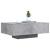 Măsuță de cafea cu lumini LED, gri beton, 85x55x31 cm GartenMobel Dekor
