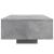 Măsuță de cafea cu lumini LED, gri beton, 85x55x31 cm GartenMobel Dekor