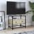 Dulap TV blat sticlă, stejar sonoma, 60x35x51 cm lemn prelucrat GartenMobel Dekor