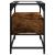 Dulap TV blat sticlă stejar fumuriu 60x35x51 cm lemn prelucrat GartenMobel Dekor