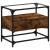 Dulap TV blat sticlă stejar fumuriu 60x35x51 cm lemn prelucrat GartenMobel Dekor