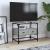 Dulap TV blat sticlă, gri sonoma, 60x35x51 cm lemn prelucrat GartenMobel Dekor