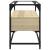 Dulap TV blat sticlă, stejar sonoma, 80x35x51 cm lemn prelucrat GartenMobel Dekor