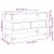 Dulap TV blat sticlă, gri sonoma, 80x35x51 cm lemn prelucrat GartenMobel Dekor
