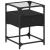Noptiere, 2 buc., negru, 40x40x55 cm, lemn prelucrat GartenMobel Dekor