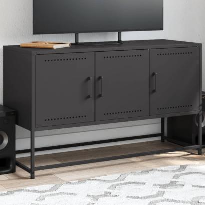 Dulap TV, negru, 68,5x39x60,5 cm, oțel GartenMobel Dekor