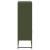 Dulap înalt, verde măsliniu, 68,5x38,5x123,5 cm, oțel GartenMobel Dekor