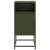 Noptiere, 2 buc., verde olive, 36x39x78 cm, oțel GartenMobel Dekor