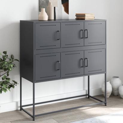 Dulap, antracit, 100,5x39x107 cm, oțel laminat la rece GartenMobel Dekor
