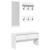 Set de mobilier pentru hol, 4 piese, alb, lemn prelucrat GartenMobel Dekor