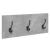 Set de mobilier pentru hol, 4 piese, gri beton, lemn prelucrat GartenMobel Dekor
