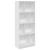 Bibliotecă, alb, 57x28,5x141 cm, lemn prelucrat GartenMobel Dekor