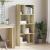 Bibliotecă, stejar sonoma, 57x28,5x141 cm, lemn prelucrat GartenMobel Dekor