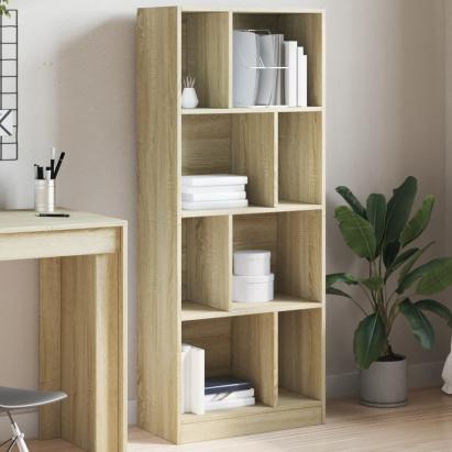 Bibliotecă, stejar sonoma, 57x28,5x141 cm, lemn prelucrat GartenMobel Dekor