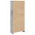 Bibliotecă, gri beton, 57x28,5x141 cm, lemn prelucrat GartenMobel Dekor