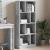 Bibliotecă, gri beton, 57x28,5x141 cm, lemn prelucrat GartenMobel Dekor