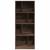 Bibliotecă, stejar maro, 57x28,5x141 cm, lemn prelucrat GartenMobel Dekor