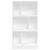Bibliotecă, alb, 57x28,5x107,5 cm, lemn prelucrat GartenMobel Dekor