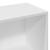 Bibliotecă, alb, 57x28,5x107,5 cm, lemn prelucrat GartenMobel Dekor