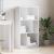 Bibliotecă, alb, 57x28,5x107,5 cm, lemn prelucrat GartenMobel Dekor