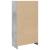 Bibliotecă, gri beton, 57x28,5x107,5 cm, lemn prelucrat GartenMobel Dekor