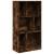 Bibliotecă, stejar fumuriu, 57x28,5x107,5 cm, lemn prelucrat GartenMobel Dekor