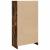 Bibliotecă, stejar fumuriu, 57x28,5x107,5 cm, lemn prelucrat GartenMobel Dekor