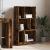 Bibliotecă, stejar fumuriu, 57x28,5x107,5 cm, lemn prelucrat GartenMobel Dekor