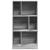 Bibliotecă, gri sonoma, 57x28,5x107,5 cm, lemn prelucrat GartenMobel Dekor