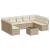 Set canapele de grădină cu perne, 10 piese, bej, poliratan GartenMobel Dekor