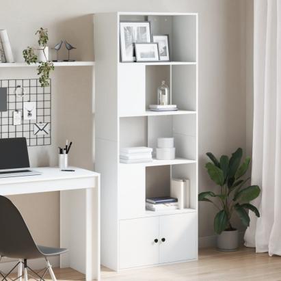 Bibliotecă, alb, 70x36x189 cm, lemn prelucrat GartenMobel Dekor