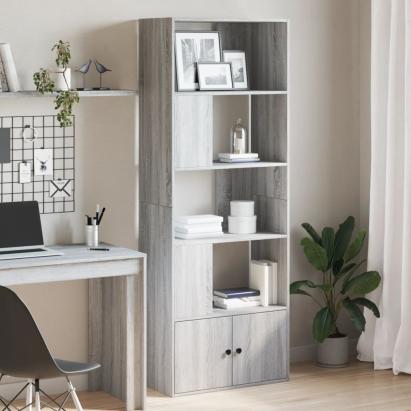 Bibliotecă, gri sonoma, 70x36x189 cm, lemn prelucrat GartenMobel Dekor