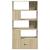 Bibliotecă, stejar sonoma, 100x36x189 cm, lemn prelucrat GartenMobel Dekor